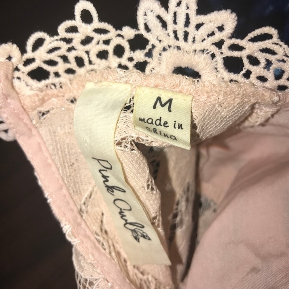 Pink Lace Romper - Picture 8 of 8